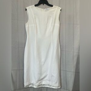 Calvin Klein White Midi Dress